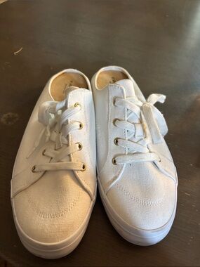 St Johns Bay Canvas Slip-On Sneakers with Laces